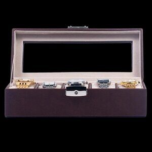 Orbita 5 Roma Watch Winder in Chocolate Color